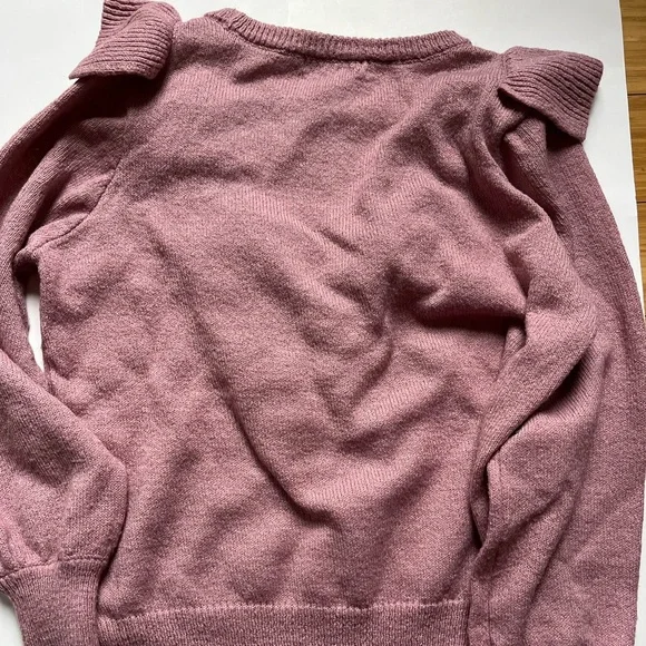 Adrienne Vittadini Pink Ruffled Sweater - Picture 3 of 5